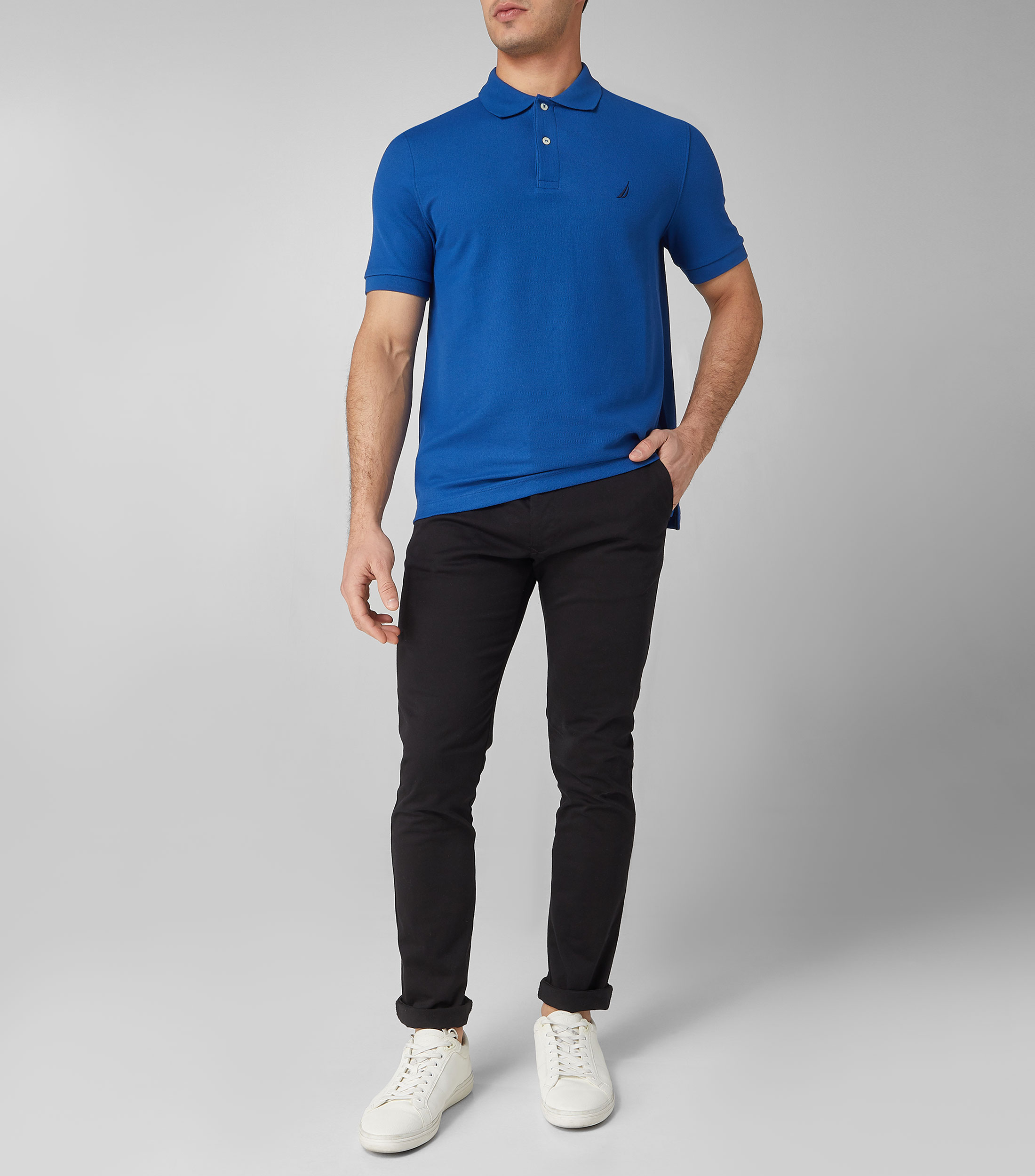 Playera tipo Polo de manga corta Hombre